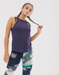 Темно-синяя майка Reebok Crossfit-Темно-синий