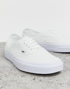 Белые кроссовки Vans Authentic-Белый