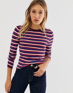 Топ в полоску с длинными рукавами Only-Мульти