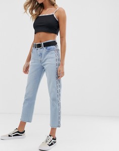 Укороченные джинсы с фирменной лентой Levis 501-Синий Levis®