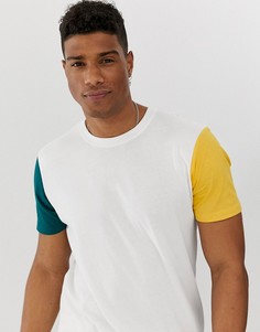 Футболка с контрастными рукавами Jack & Jones Originals-Белый
