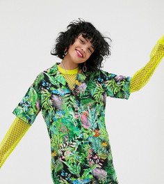 Платье-футболка с принтом Disney The Lion King x ASOS DESIGN-Мульти