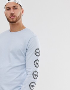 Топ с длинными рукавами и принтом Hype-Белый