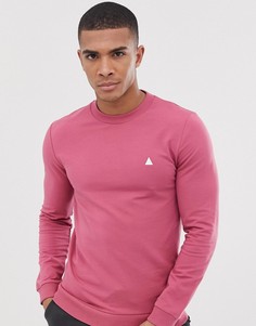 Розовый облегающий свитшот с треугольником ASOS DESIGN