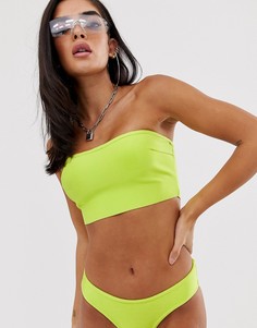 Слитный купальник Missguided pool party-Зеленый