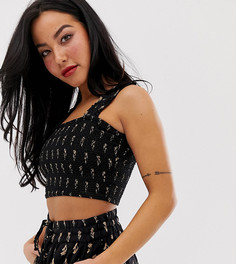 Фестивальный кроп-топ с принтом Y.A.S Petite-Мульти