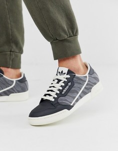 Серые кроссовки в стиле 80-х с принтом adidas Originals-Серый