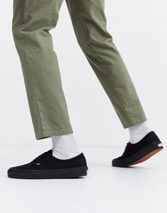 Черные кеды Vans Authentic-Черный