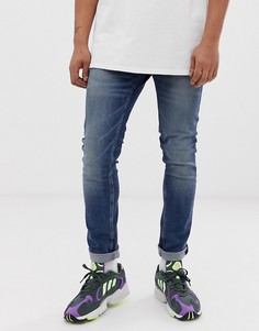 Джинсы скинни цвета индиго Cheap Monday-Синий