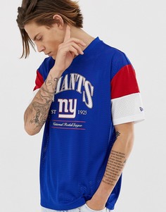 Свободная сетчатая футболка New Era NFL NY Giants-Синий