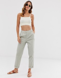 Брюки чинос ASOS DESIGN-Зеленый