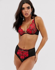 Красные кружевные трусы Ann Summers Cecile-Красный