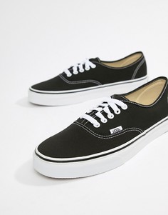 Черные кеды Vans Authentic-Черный