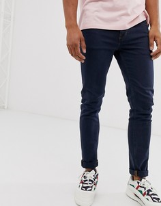 Темно-синие облегающие джинсы ASOS DESIGN-Темно-синий