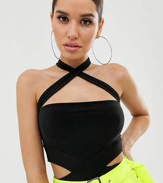 Черный боди с бретельками Fashionkilla