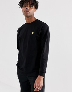 Черный лонгслив Carhartt WIP Chase