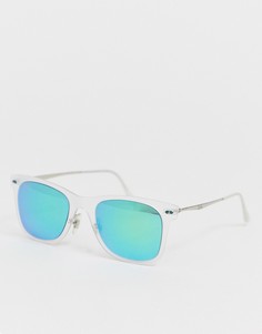 Квадратные солнцезащитные очки с зелеными стеклами Ray-Ban-Мульти