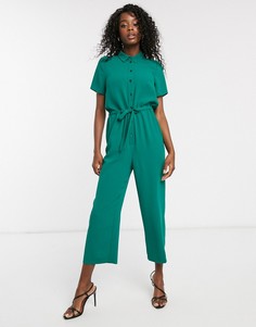 Комбинезон с поясом ASOS DESIGN-Зеленый