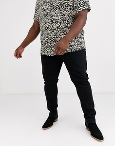 Черные джинсы скинни из денима плотностью 12,5 унции ASOS DESIGN Plus-Черный