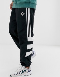 Черные джоггеры с 3 полосками adidas Originals-Черный