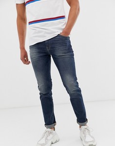 Темные джинсы скинни ASOS DESIGN-Синий