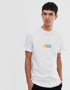 Белая футболка с логотипом Vans-Белый