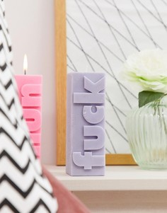 Свеча прямоугольной формы с оригинальным дизайном Flamingo Candles-Мульти