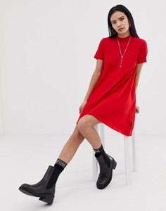 Платье-футболка с логотипом Cheap Monday Mystic-Красный