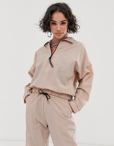 Спортивная куртка ASOS DESIGN-Бежевый
