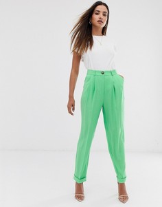 Зеленые суженные книзу брюки ASOS DESIGN ultimate-Зеленый