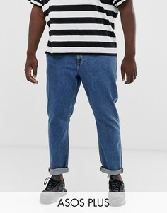Выбеленные синие узкие джинсы ASOS DESIGN Plus-Синий
