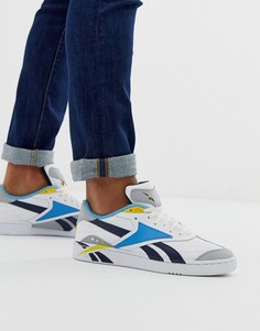 Белые кроссовки со вставками Reebok classic club c-Белый