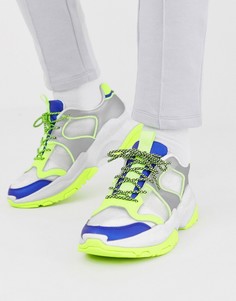 Кроссовки на массивной подошве ASOS DESIGN-Белый