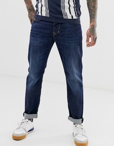 Темные суженные джинсы классического кроя Diesel Larkee-Beex 082AY-Синий