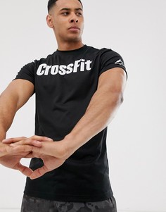 Черная футболка с логотипом Reebok Crossfit-Черный