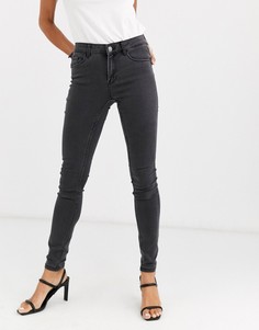 Темно-серые моделирующие джинсы скинни Vero Moda-Серый