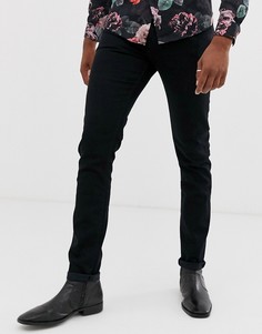 Черные джинсы скинни из денима плотностью 12,5 унции ASOS DESIGN Tall-Черный