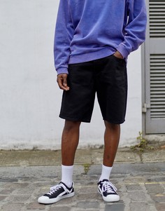 Черные джинсовые шорты ASOS DESIGN-Черный