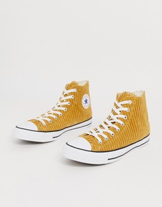 Вельветовые кеды золотистого цвета Converse Chuck Taylor All Star-Золотой