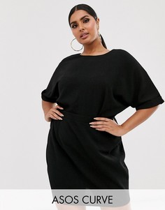 Платье мини ASOS DESIGN Curve-Черный