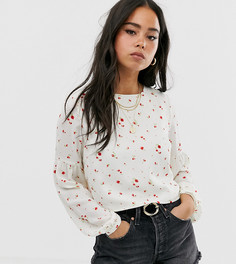 Топ с завязкой сзади и винтажным цветочным принтом Wild Honey-Розовый