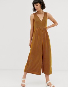 Оранжевый комбинезон в полоску ASOS DESIGN-Мульти