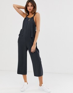 Комбинезон с узлом ASOS DESIGN-Синий