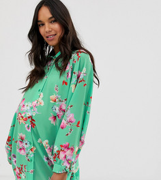 Oversize-рубашка Blume Maternity-Мульти
