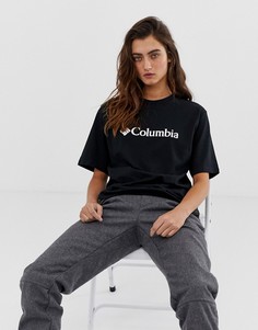 Черная классическая футболка с логотипом Columbia CSC-Черный