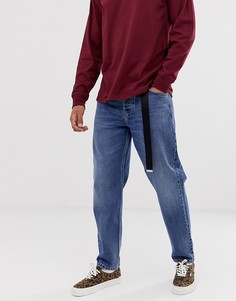 Синие суженные книзу джинсы свободного кроя Carhartt WIP Newel-Синий