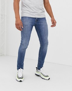 Джинсы скинни классического синего цвета ASOS DESIGN-Синий