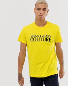 Желтая футболка Versace Jeans Couture-Желтый