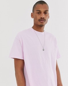 Выбеленная розовая футболка с логотипом Vintage Supply-Розовый