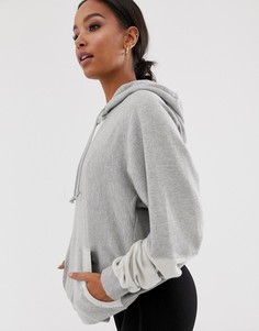 Худи колор блок Free People Movement Hawking-Серый